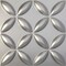 Ekena Millwork 19 5/8in. W x 19 5/8in. H Wallflower EnduraWall Decorative 3D Wall Panel Covers 2.67 Sq. Ft. WP20X20WACST - alternate 1